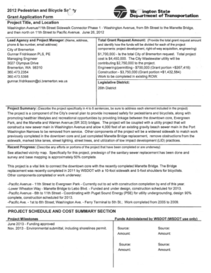 2 weeks notice letter - 1 Grant Application Form Transportation Project Title - ci bremerton wa