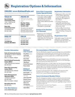 Kwl chart - Registration Options &amp - kirklandwa