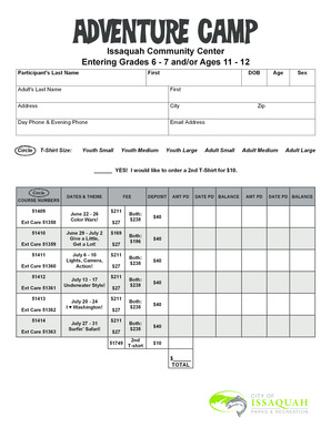 Commercial lease termination agreement template - Issaquah Community Center Entering Grades 6 - 7 andor - ci issaquah wa