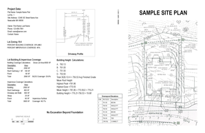 Postcard format - Lot Zoning R-4 Driveway Profile - Newcastle - ci newcastle wa