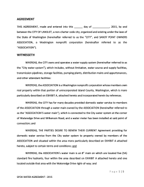 Dnr vs and - AGREEMENT - Langley Washington - langleywa