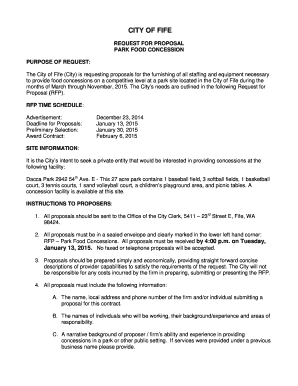 Employment contract sample pdf - PARK FOOD CONCESSION - cityoffife