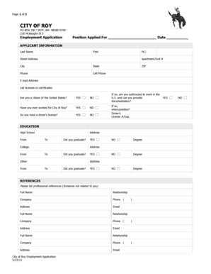 Event booking form template - CITY OF ROY - cityofroywa