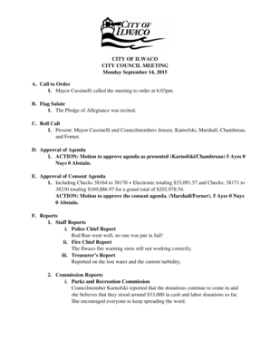 Student project self evaluation form - Present: Mayor Cassinelli and Councilmembers Jensen, Karnofski, Marshall, Chambreau, - ilwaco-wa