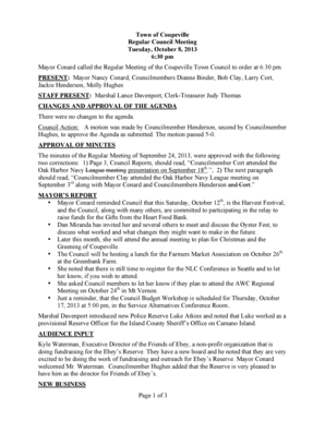 Client list template - Town of Coupeville Tuesday October 8 2013 630 pm - townofcoupeville