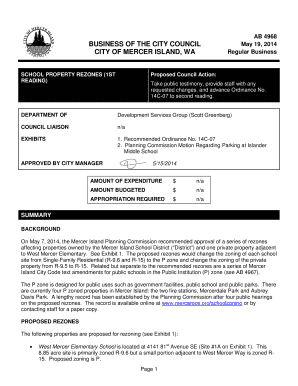 Warehouse procedures manual template - AB 4968 BUSINESS OF THE CITY COUNCIL May 19 2014 CITY OF - mercergov