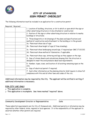 Multiple credit card payoff spreadsheet excel - CITY OF STANWOOD SIGN PERMIT CHECKLIST - ci stanwood wa