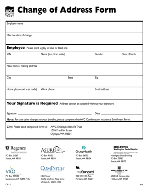 Character reference template for landlord - Change of Address Form - Toppenish Washington - cityoftoppenish