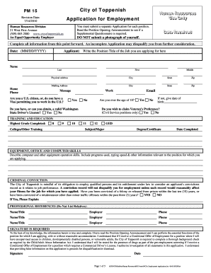 Simple payment plan template - WCIA Employment Application - cityoftoppenishus