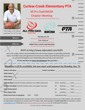 Projected balance sheet format - Curlew Creek Elementary PTA - curlewcreek