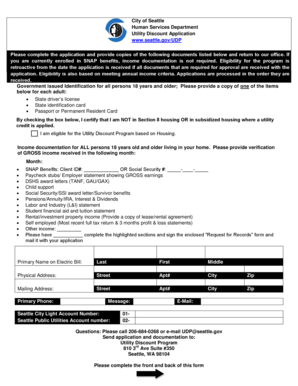 Employment contract pdf - Human Services Department Utility Discount Application www - seattle