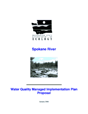 Employment application template california - Spokane River - ECY WA DOE - ecy wa