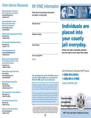 Wisconsin Victim Information Notification Everyday
