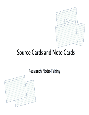 Source Card Template