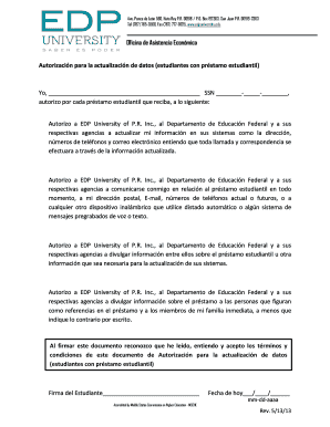 Solicitud Institucional de Préstamo Estudiantil