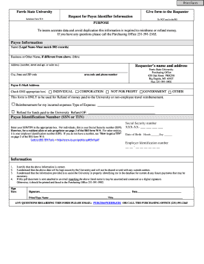 Request for Payee Identifier Information