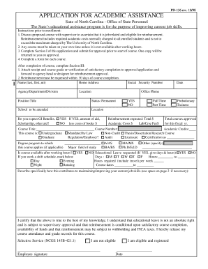 Application for Academic Assistance