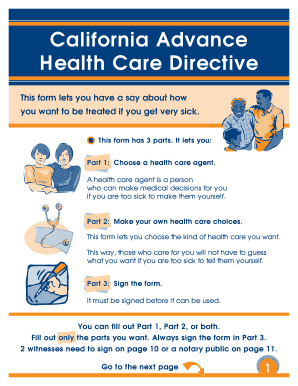 California Advance Health Care Directive