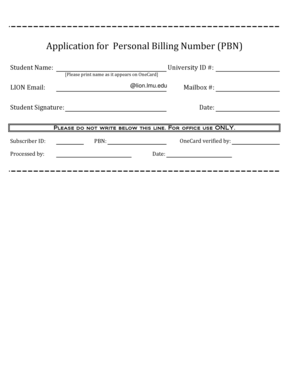 University Student Billing Application