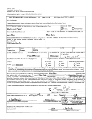 Annual leave form pdf - AW2 15, 7/ 2011 Prescribed by Secretary of State Sections 141 - grapevinetexas