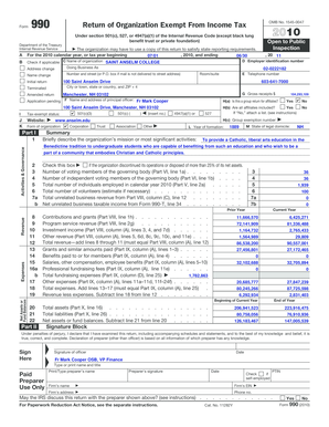 Form 990 Return of Organization Exempt From Income Tax