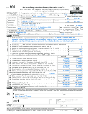 Form 990 Return of Organization Exempt From Income Tax