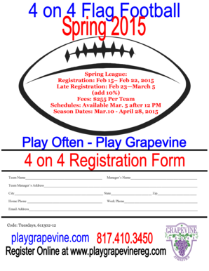 Spring League add 10 - Grapevine Texas - grapevinetexas