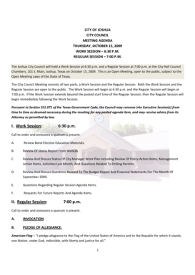 Labour prefect application letter - 10-15-09 cc agenda.doc - cityofjoshuatx