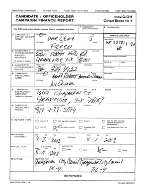 Call report form - OFFICE USE ONLY o e g 3 2013 8 A CITE h - grapevinetexas