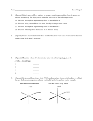 Chemistry Exam 4