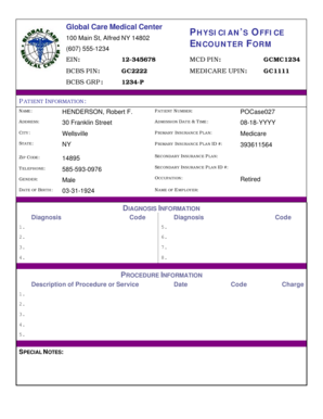 Patient Encounter Form