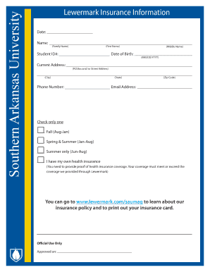 Lewermark Insurance Information Form