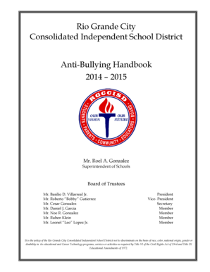 AntiBullying Handbook - rgccisd