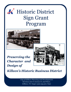 Dental lab case tracking template - Historic District Sign Grant Program - KilleenTexasgov - killeentexas