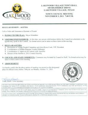 Sample time sheets - PROVIDING FOR A PENALTY OF NOT MORE THAN 500 - lakewoodvillagetx