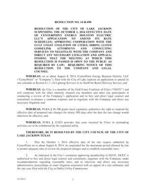 One page pasture lease agreement - WHEREAS Company GCCC WHEREAS COUNSEL RESOLUTION TO - lakejackson-tx