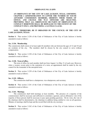 Form 138 sample - 6HF 7HUPRIRIILFH 6HF 0HPEHUVKLS LAKE JACKSON TEXAS NOW - lakejackson-tx