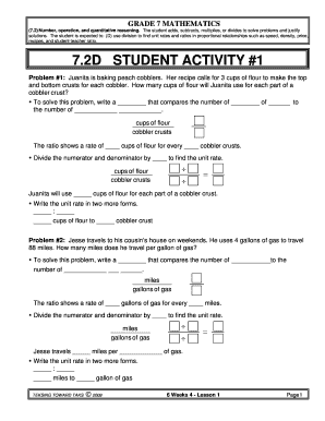 Sports team sponsorship proposal template - 2) Number, operation, and quantitative reasoning