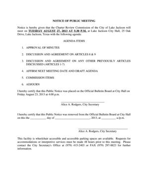 Cna employment verification form - 6 ADJOURN 5 COMMISSION ITEMS 4 AFFIRM NEXT MEETING DATE - lakejackson-tx