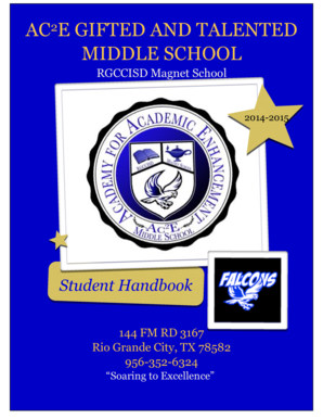 Model Student Handbook 2002-2003 Word - RGCCISD - rgccisd