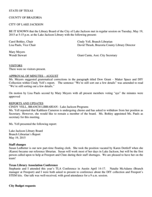 Consultancy bill format in excel - APPROVAL OF MINUTES AUGUST REPORTS AND UPDATES - lakejackson-tx