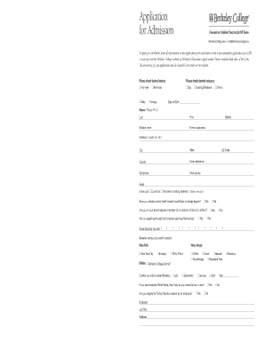 Berkeley College Application Form