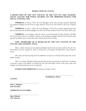 CITY OF LAKE JACKSON TEXAS The notice of such hearing - lakejackson-tx