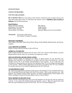 Horse lease agreement - BE IT KNOWN THAT the Lake Jackson Youth Advisory Commission met in regular session at the - lakejackson-tx