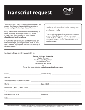 Transcript Request Form