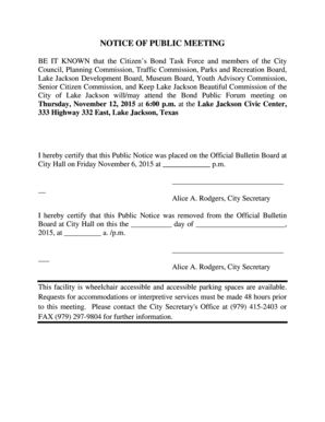 Basic rental agreement fillable - BE IT KNOWN that the Citizens Bond Task Force and members of the City - lakejackson-tx