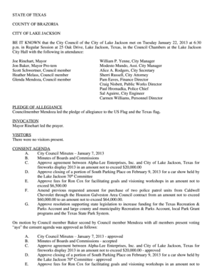 Printable workout log sheets pdf - BE IT KNOWN that the City Council of the City of Lake Jackson met on Tuesday January 22, 2013 at 630 - lakejackson-tx