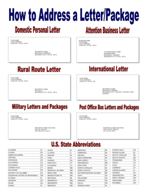 USPS Address Change Form