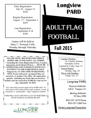 Mayocourse - ADULT FLAG FOOTBALL - Longview Texas - longviewtexas