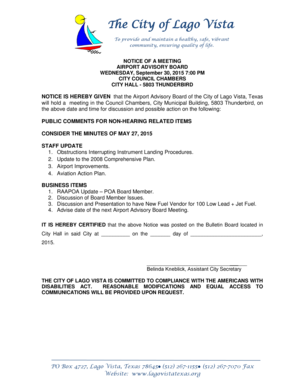 Calendar template word - CITY HALL 5803 THUNDERBIRD - lagovistatexas